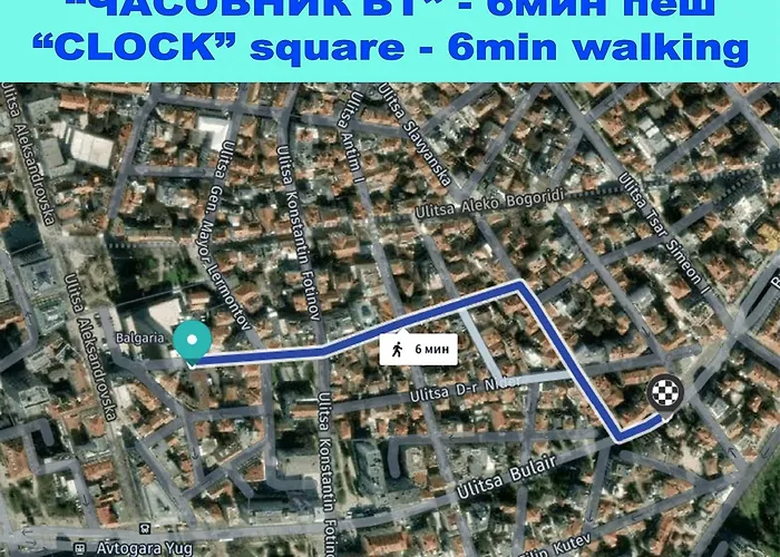 Large 2 Bedrooms Flat - Center - In Front Of The Burgas City